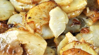 This Easy Onion Potatoes recipe takes one of our favorite crock pot recipes and shows you how to make it on the stove top or in an electric skillet!