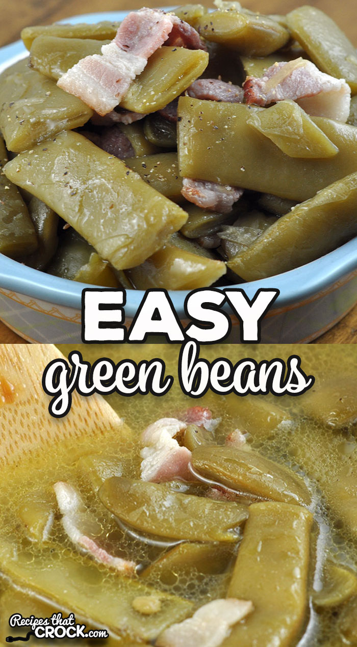 This Easy Green Beans stove top recipe is super simple and gives you a delicious side dish to go with a variety of your favorite main dishes! via @recipescrock