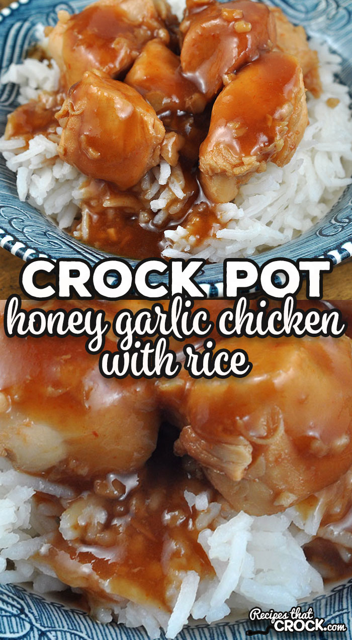 We love this Honey Garlic Crock Pot Chicken with Rice recipe at my house, and I am sure you will too! Easy, flavorful and a real crowd pleaser!