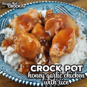 We love this Honey Garlic Crock Pot Chicken with Rice recipe at my house, and I am sure you will too! Easy, flavorful and a real crowd pleaser!