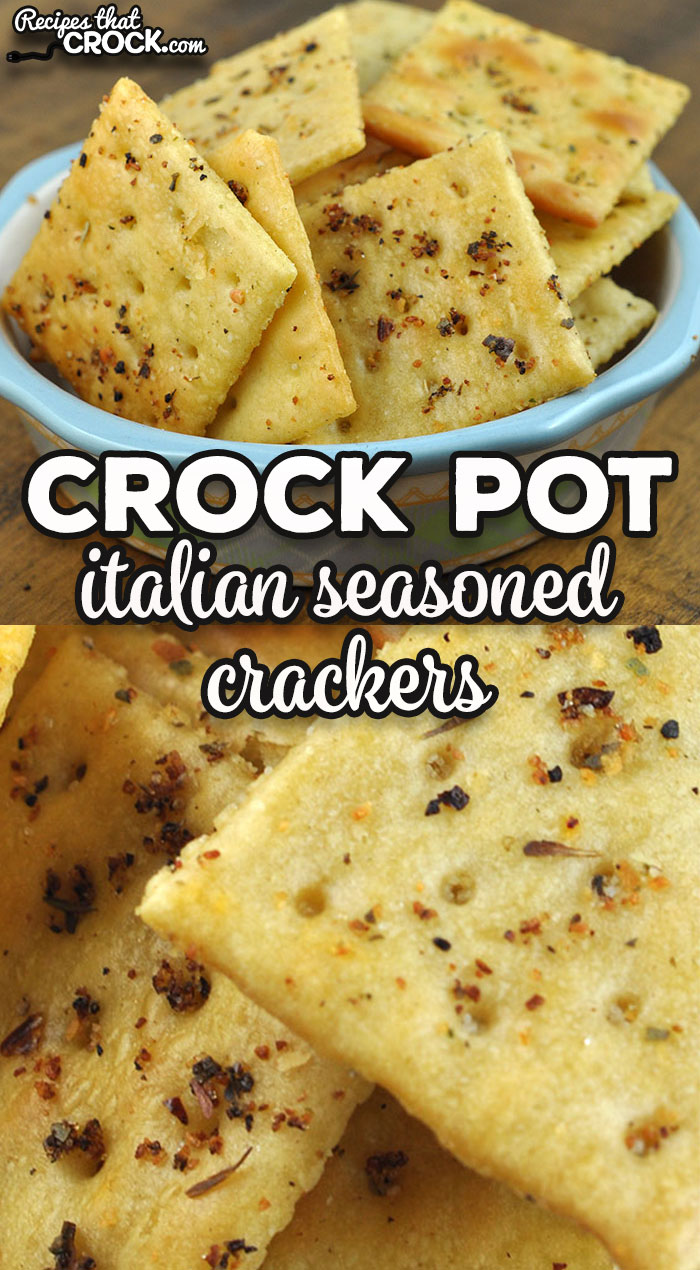 These Crock Pot Italian Seasoned Crackers are deliciously savory and easy to make. They were an instant favorite in my house. I bet you will love them too!