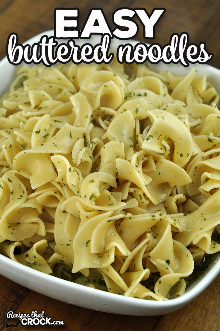 If you are looking for a flavorful recipe for egg noodles, you do not want to miss these amazing Easy Buttered Noodles. They are divine!