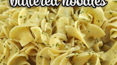 If you are looking for a flavorful recipe for egg noodles, you do not want to miss these amazing Easy Buttered Noodles. They are divine!