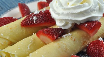 This Easy Homemade Crepes recipe a tried and true recipe a friend passed along to me. They are easy to make and absolutely delicious!