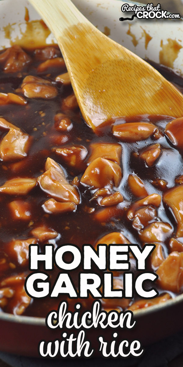 This Honey Garlic Chicken with Rice recipe takes one of my family's all time favorite crock pot recipes and makes it into a stove top recipe. So yummy! via @recipescrock honey garlic chicken with rice - Honey Garlic Chicken with Rice Stove Top Portrait 1 - Honey Garlic Chicken with Rice