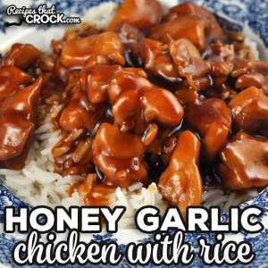 This Honey Garlic Chicken with Rice recipe takes one of my family's all time favorite crock pot recipes and makes it into a stove top recipe. So yummy!