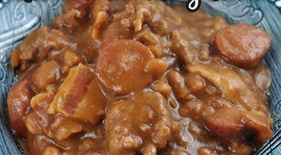 These Ultimate Crock Pot Cowboy Beans are great as a main dish or a hearty side dish. They are flavorful and sure to fill you up!
