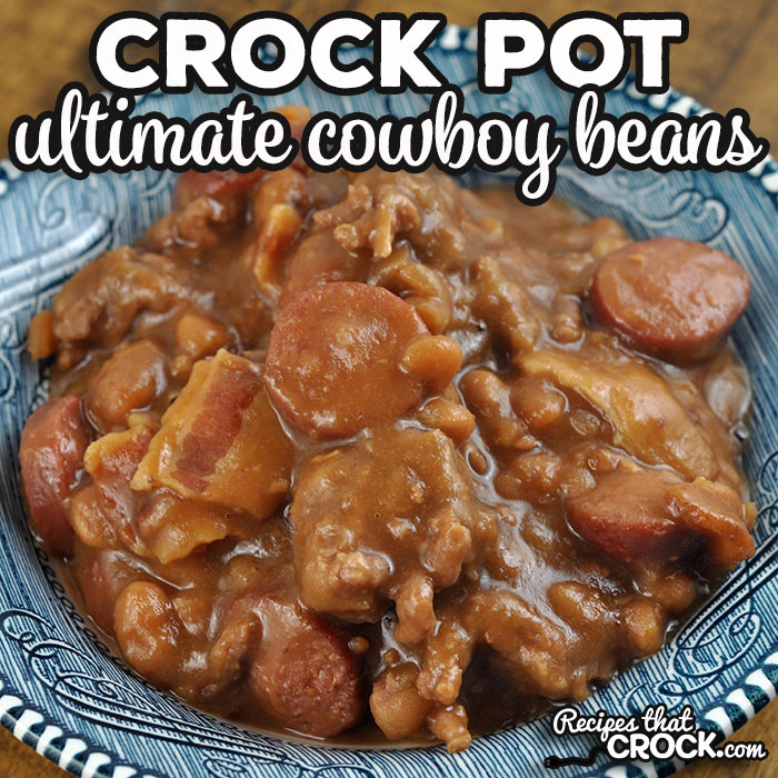 These Ultimate Crock Pot Cowboy Beans are great as a main dish or a hearty side dish. They are flavorful and sure to fill you up!