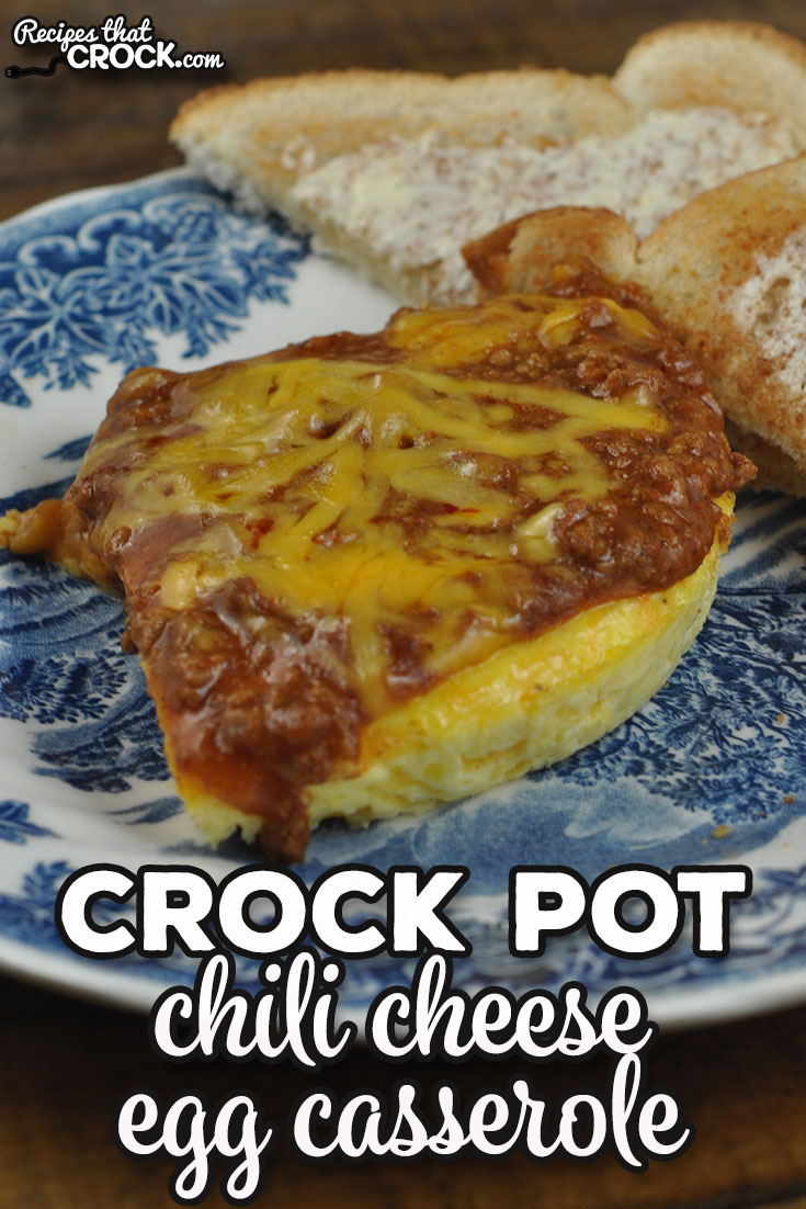 Have I got a treat for you! This Chili Cheese Crock Pot Egg Casserole is super easy to make and is incredibly flavorful and delicious! via @recipescrock