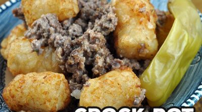 This Creamy Crock Pot Mississippi Beefy Tater Tot Casserole has it all. It is easy to make and packed full of flavor. You'll love it!