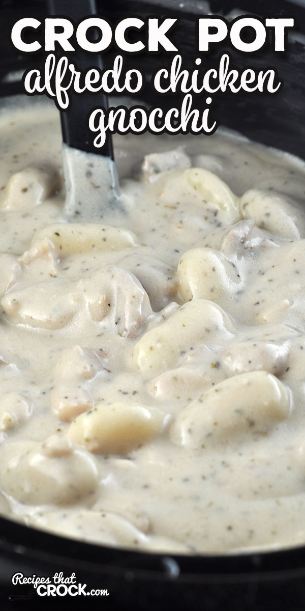 This simple Crock Pot Alfredo Chicken Gnocchi recipe is a snap to make and a great comfort food meal you and our loved ones will enjoy! via @recipescrock