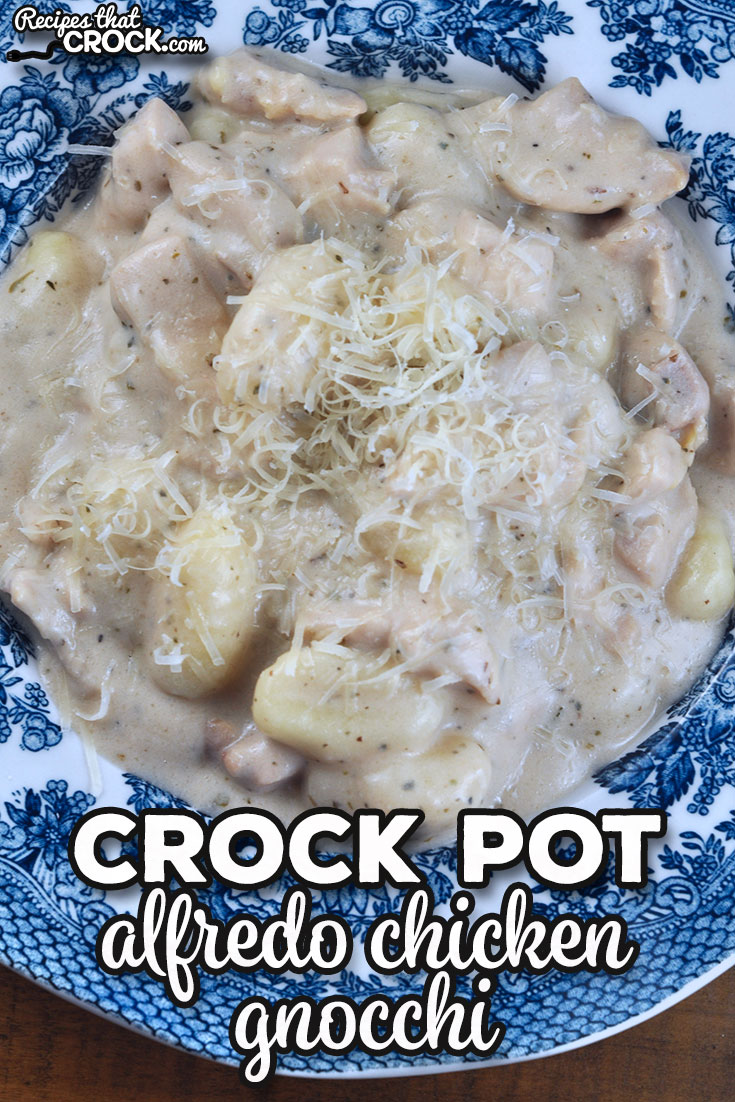 This simple Crock Pot Alfredo Chicken Gnocchi recipe is a snap to make and a great comfort food meal you and our loved ones will enjoy!