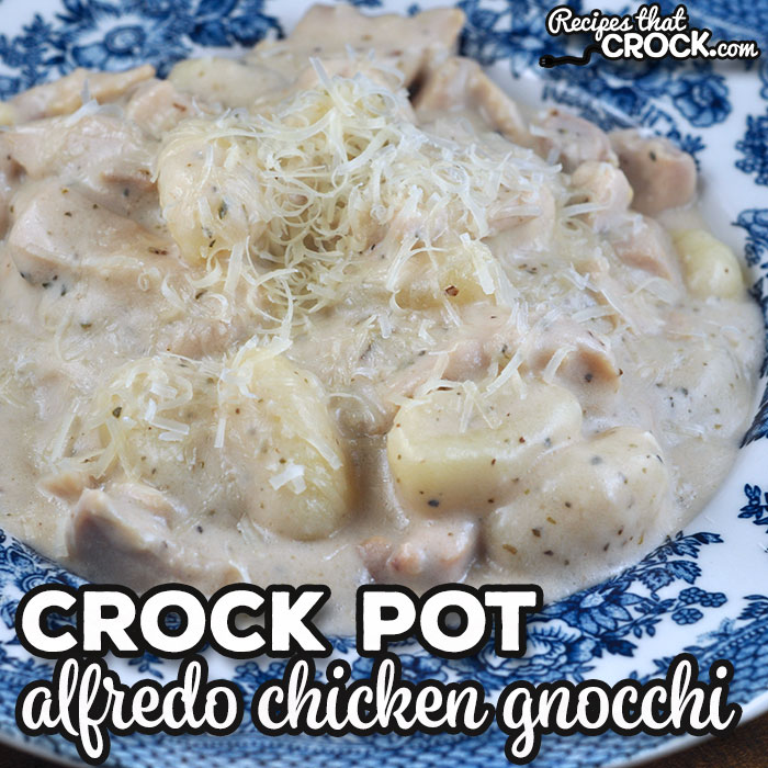 Crock Pot Alfredo Chicken Gnocchi
