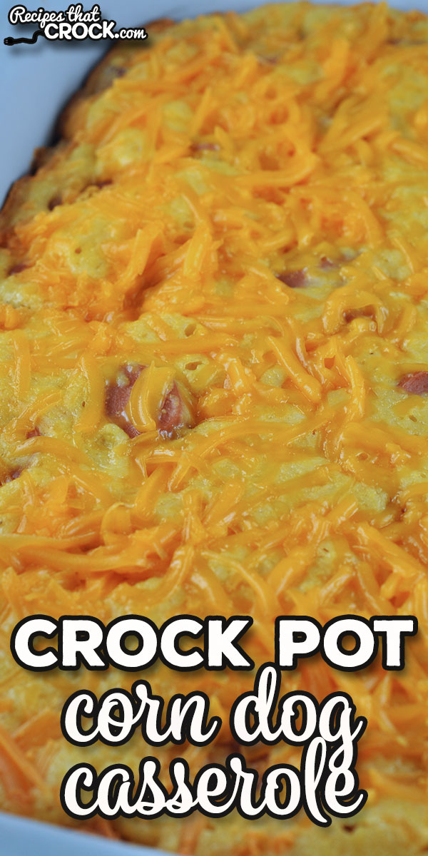 If you are looking for a simple recipe that is kid friendly and adult friendly, check out this Crock Pot Corn Dog Casserole. via @recipescrock