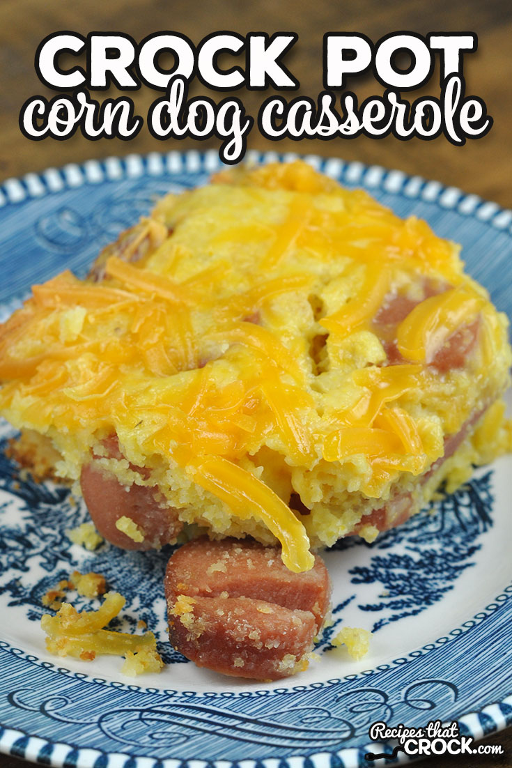 If you are looking for a simple recipe that is kid friendly and adult friendly, check out this Crock Pot Corn Dog Casserole.