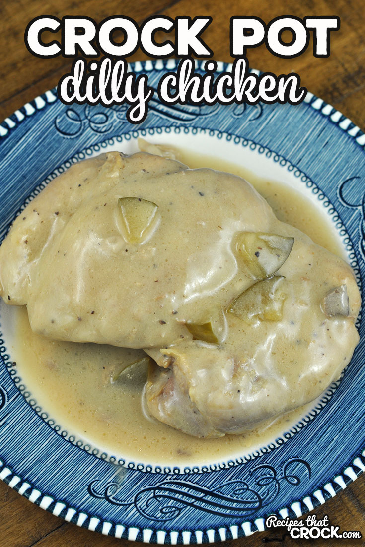 This Crock Pot Dilly Chicken recipe was a huge hit in my house with my pickle loving family. They raved about the flavor! via @recipescrock
