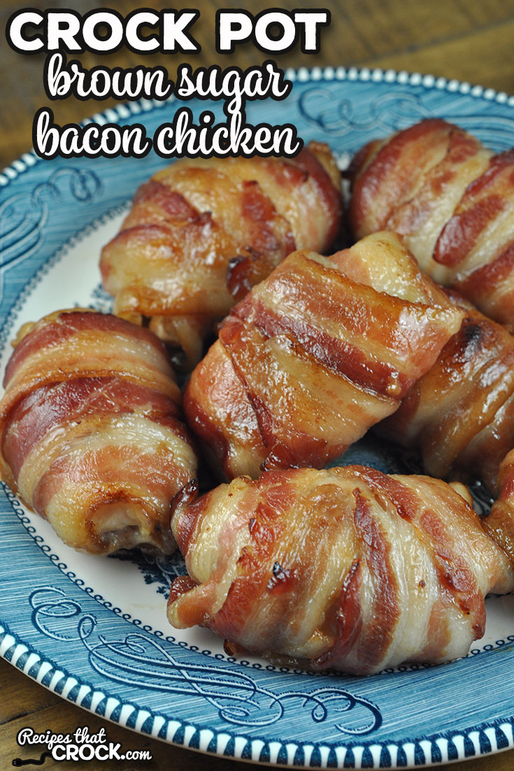 This Crock Pot Brown Sugar Bacon Chicken was an instant family favorite. The flavor is incredible, and it is easy to make too! via @recipescrock