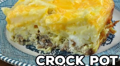 This Bub’s Brunch Crock Pot Casserole is easy to throw together and gives you an amazing casserole that everyone will love.