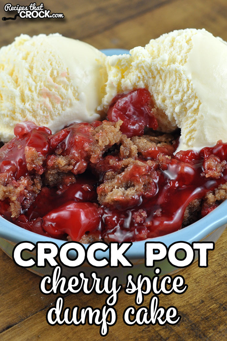 This easy Crock Pot Cherry Spice Dump Cake recipe is not only delicious, it makes your house smell amazing too! via @recipescrock