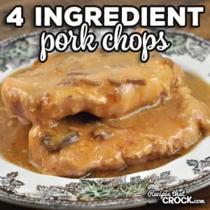 This super simple 4 Ingredient Pork Chops recipe is a great way to get dinner on table on a busy evening. Not only is it easy, the flavor is amazing!