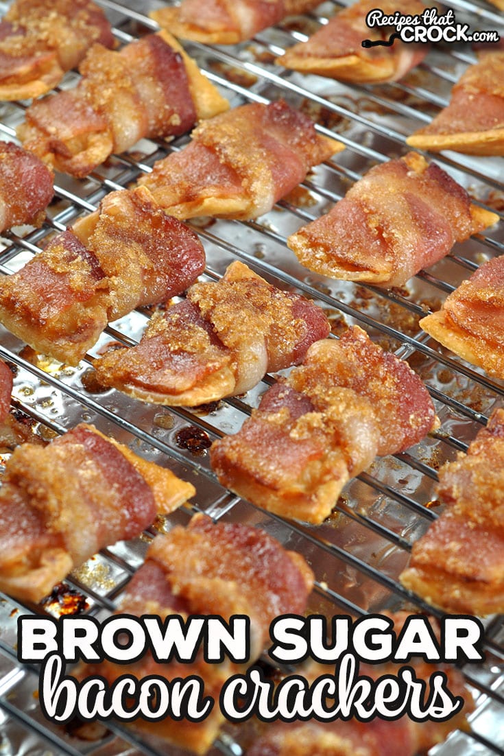 Have you ever had Brown Sugar Bacon Crackers? They are so easy to make, taste amazing and area always a real crowd pleaser! via @recipescrock