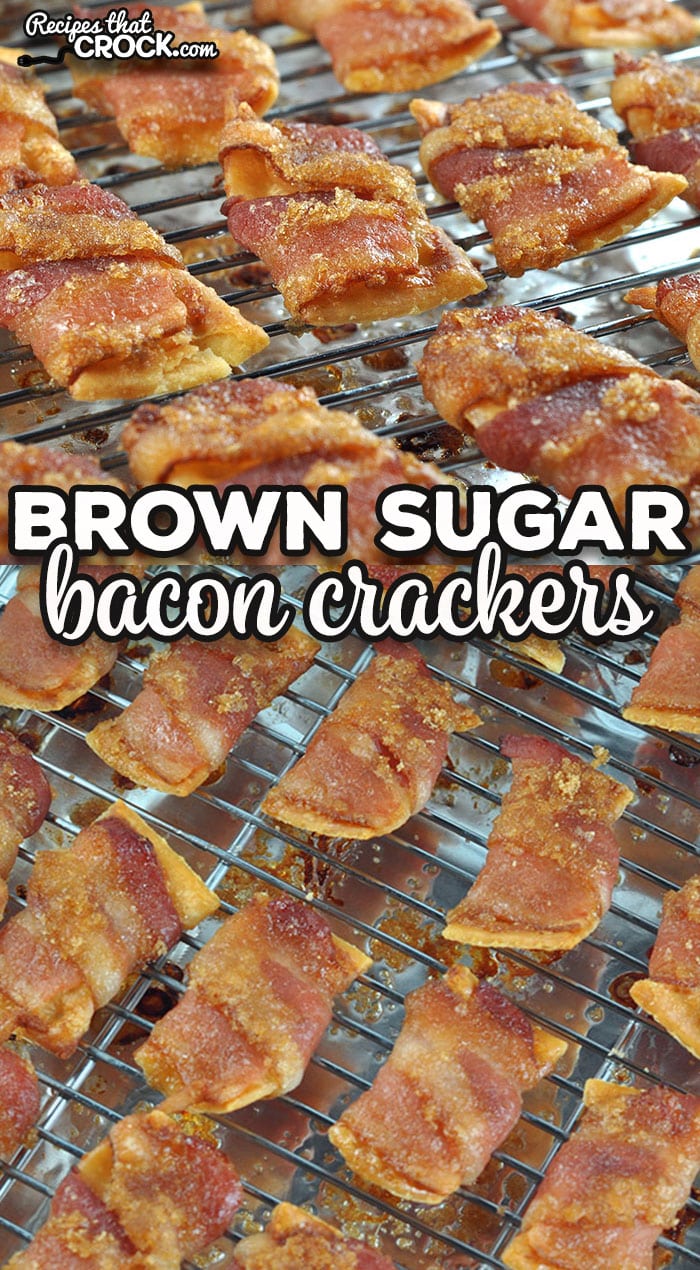 Have you ever had Brown Sugar Bacon Crackers? They are so easy to make, taste amazing and area always a real crowd pleaser! via @recipescrock