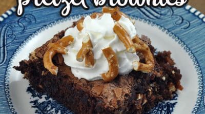 Salty and sweet combine in this delicious Crock Pot Pretzel Brownies recipe. It is super easy to make and a real crowd pleaser.