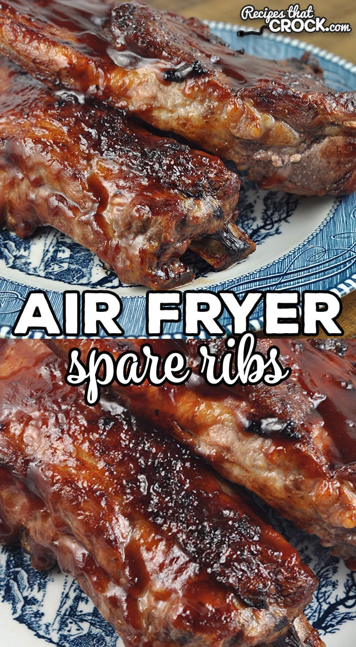 These Air Fryer Spare Ribs are easy to make and give you a delicious and tender main dish to share with your loved ones!