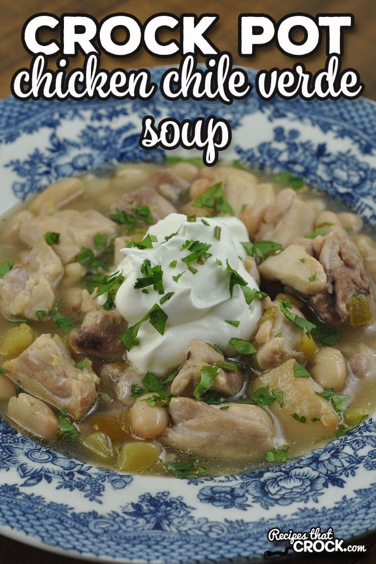 If you want a soup recipe that is simple to throw together and has all kinds of wonderful flavor, check out this Crock Pot Chicken Chile Verde Soup.