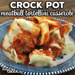 If you are looking for a super easy recipe that everyone loves, check out this Crock Pot Meatball Tortellini Casserole recipe. So yummy!
