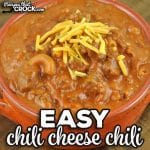 This Easy Chili Cheese Chili recipe gives you a thick, rich, hearty meal that everyone raves about in less than an hour! It is great for a busy weeknight dinner!