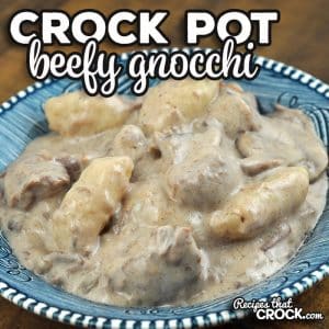 If you love a simple recipe that is packed full of flavor, check out this Crock Pot Beefy Gnocchi. It is so simple yet incredibly delicious!