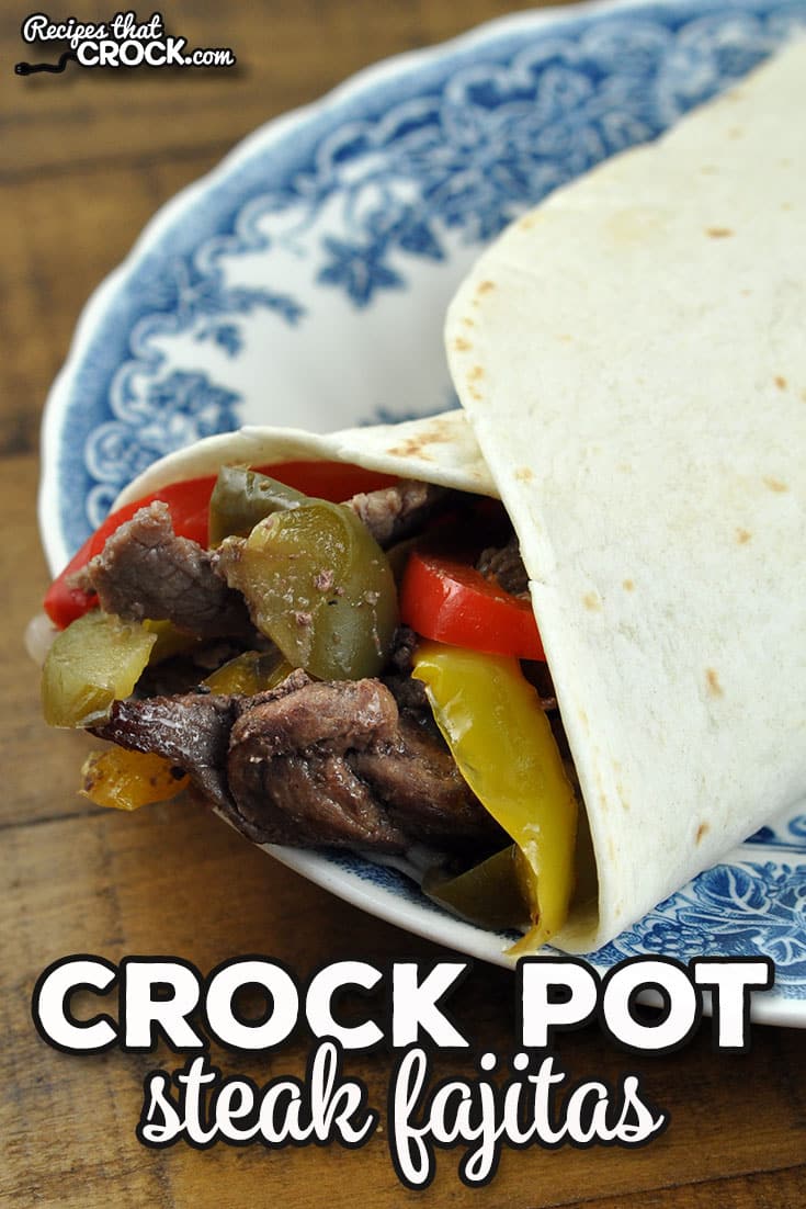 If you love incredibly tender beef in your fajitas, then I highly recommend trying these Crock Pot Steak Fajitas. They are incredible!