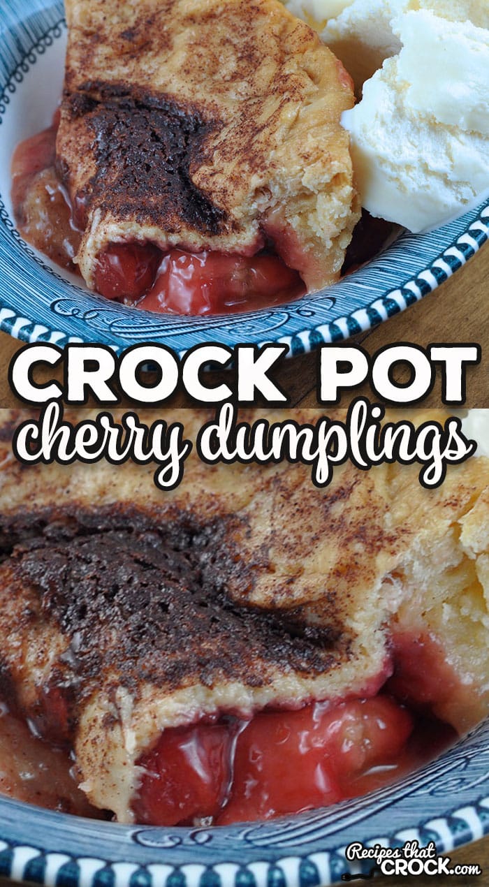 This Crock Pot Cherry Dumplings recipe gives you a delicious dessert that is super simple to put together. It is a favorite from first bite!