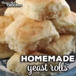 Do I have a treat for you! This Homemade Yeast Rolls recipe is the tried and true recipe that has been used in my family for around 50 years!