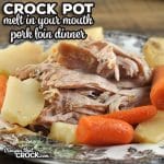 Do you want people to say, "That was good!" when they finish dinner, try this amazing (and simple) Melt In Your Mouth Pork Loin Dinner.