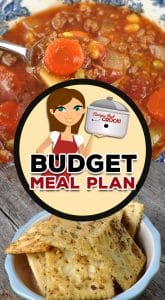 Are you looking for some ideas for your weekly menu that will be easy on your bank account? Check out this Budget Meal Plan: Week 13!