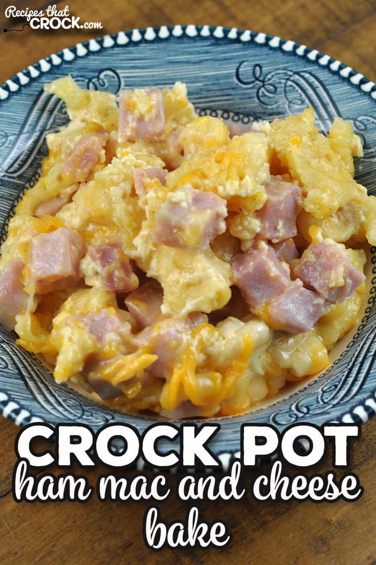 Are you looking for a recipe that doesn't require cooking your noodles first? Check out this Crock Pot Ham Mac and Cheese Bake recipe!