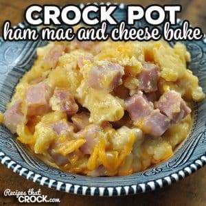 Are you looking for a recipe that doesn't require cooking your noodles first? Check out this Crock Pot Ham Mac and Cheese Bake recipe!