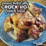 If you are looking for a delicious take on a French toast, I highly recommend trying this Peanut Butter Jelly Crock Pot French Toast!