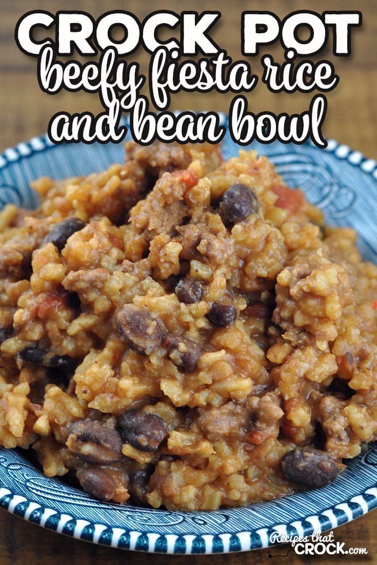 If you are looking for a delicious Mexican-Inspired dish, I highly recommend trying out this Beefy Crock Pot Fiesta Rice and Bean Bowl. Yum!
