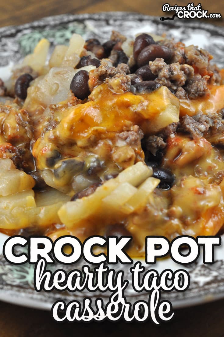 If you are looking for a flavorful dish to fill you up, I highly recommend trying this Crock Pot Hearty Taco Casserole. It is easy to make and delicious!