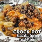 If you are looking for a flavorful dish to fill you up, I highly recommend trying this Crock Pot Hearty Taco Casserole. It is easy to make and delicious!