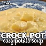 This Easy Crock Pot Potato Soup is not only simple to throw together, it is also incredibly tasty and picky eater approved!