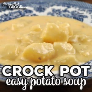 This Easy Crock Pot Potato Soup is not only simple to throw together, it is also incredibly tasty and picky eater approved!