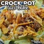 My family devoured this Taco Crock Pot Bake and the leftovers. It has great flavor and can be topped with whatever favorite taco toppings you please!