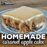 This incredible Homemade Caramel Apple Cake is the oven version of a crock pot favorite of our readers and my family!