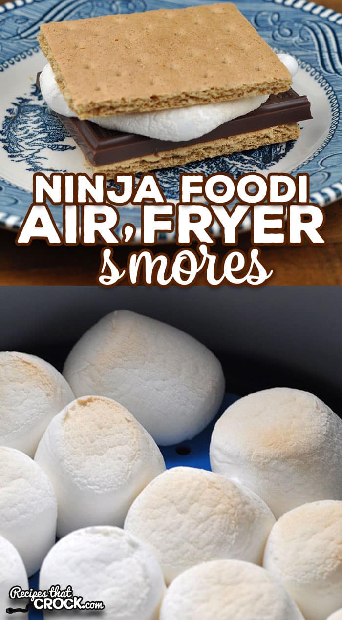 You do not need a campfire for these amazing Ninja Foodi S'mores using the air crisp function. These air fryer s'mores are perfection!