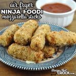 With this Ninja Foodi Mozzarella Sticks recipe, you can have delicious, hand breaded mozzarella sticks at a fraction of the cost paid at a restaurant.