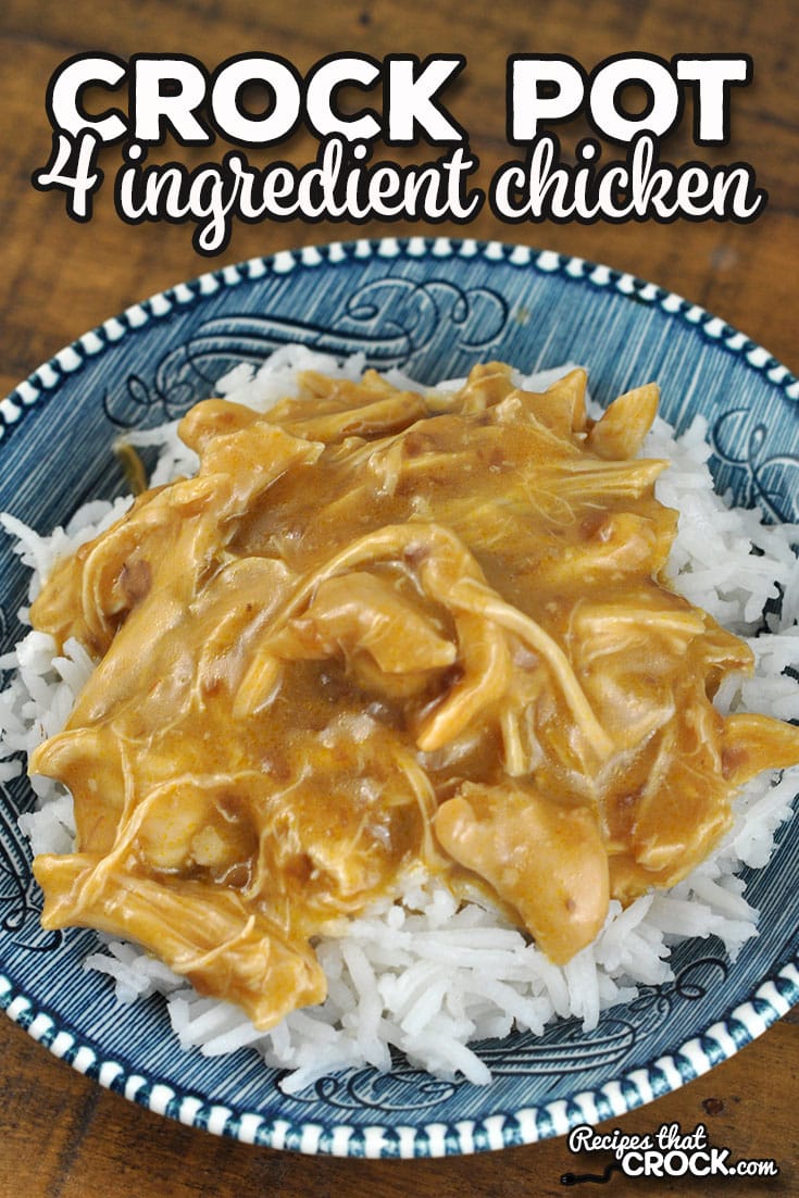 If you are looking for a flavorful chicken dish, check out this 4 Ingredient Crock Pot Chicken. As an added bonus, it is easy to put together too!